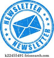 Newsletter stamp Newsletter stamp