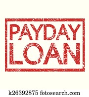 Stamp text PAYDAY LOAN