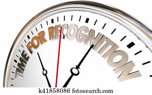 Time for Recognition Appreciation Thank You Clock 3d Illustration Time for Recognition Appreciation Thank You Clock 3d Illustration