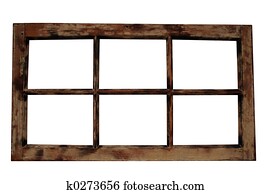 Weathered Window Frame Weathered Window Frame