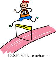 athletic kid athletic kid