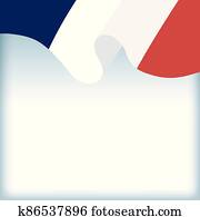 france flag of happy bastille day vector design france flag of happy bastille day vector design
