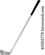 Golf Iron Drawing Golf Iron Drawing