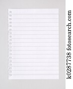 Lined Notebook Paper