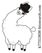 llama in hat llama in hat