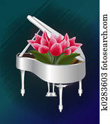 Tulips in Piano Tulips in Piano