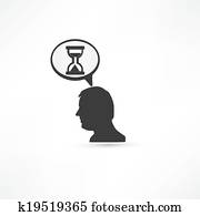 人 考える について お金 ビジネスマン 概念 アイコン クリップアート K Fotosearch