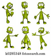 Cartoon Alien Cartoon Alien