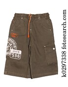 Children boy shorts isolated