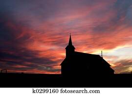 Church during Sunset Church during Sunset