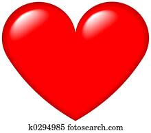 gráfico, coração, 4