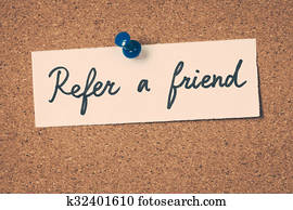 referir, um, amigo