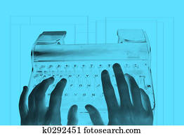 umgekehrt, früher, schreibmaschine