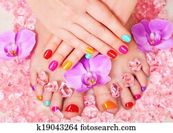 גזור, ו, טיפול ברגליים