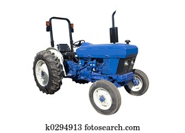 כחול, טרקטור
