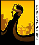 Black diva dancing Black diva dancing