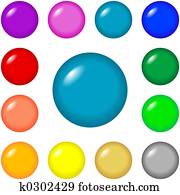 Buttons - round Buttons - round