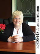 happy senior executive