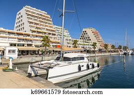 Resorts at the marina of La Grande Motte
