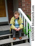 Senior woman smiling