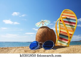 Summer Beach Scene Summer Beach Scene