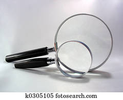 Two Magnifying Glasses
