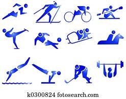 סמל של ספורט, איקונים