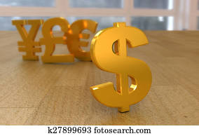 Badges currency of the world