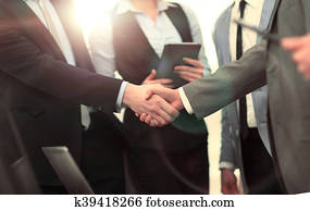 Business People Meeting Discussion Corporate Handshake Concept