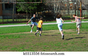 famille, jeu football