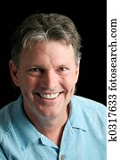 Mature Man Smiles