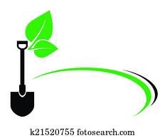 background with shovel background with shovel
