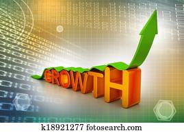 Business growth graph