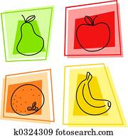 fruit icons fruit icons