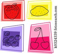 fruit icons fruit icons