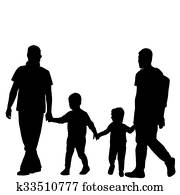 Gay family couple Gay family couple