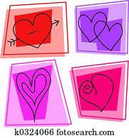 heart icons heart icons