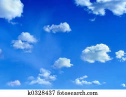 nuvens, ligado, céu