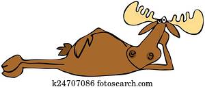 Relaxing moose Relaxing moose