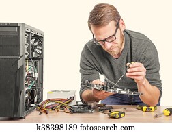 Repair of computer. Repair of computer.