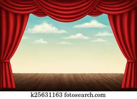 Theater stage Theater stage