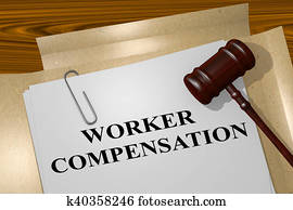 Worker Compensation - legal concept Worker Compensation - legal concept