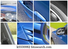 car, colagem