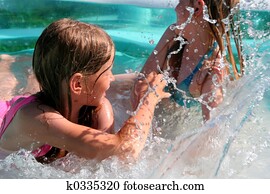 In the swimming pool In the swimming pool