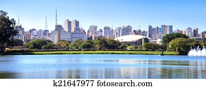 Sao Paulo panoramic view Sao Paulo panoramic view