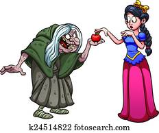 Snow White and witch Snow White and witch