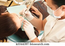 at the dentist at the dentist