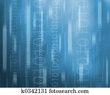 Binary technology background Binary technology background