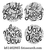 inspirational, citação, para, saúde mental, day.