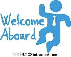 Welcome aboard symbol Welcome aboard symbol